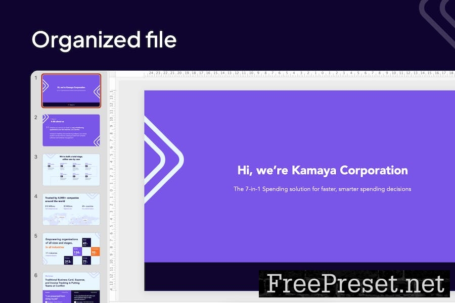 Kamaya Sales Presentation Template - Keynote HSZJ4U7