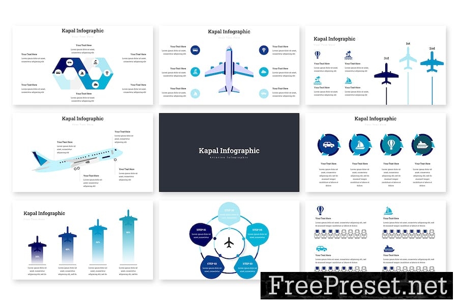 Kapal Infographic - Powerpoint Template JJFPXS7