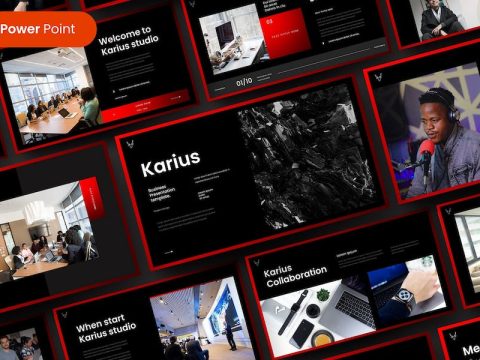 Karius – Business PowerPoint Template FDFZSX9