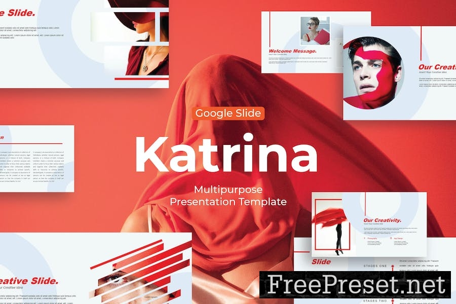 Katrina - Google Slide Template MRDYW47