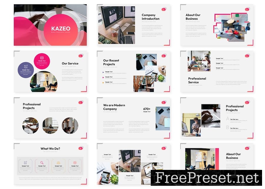 Kazeo - Powerpoint Template