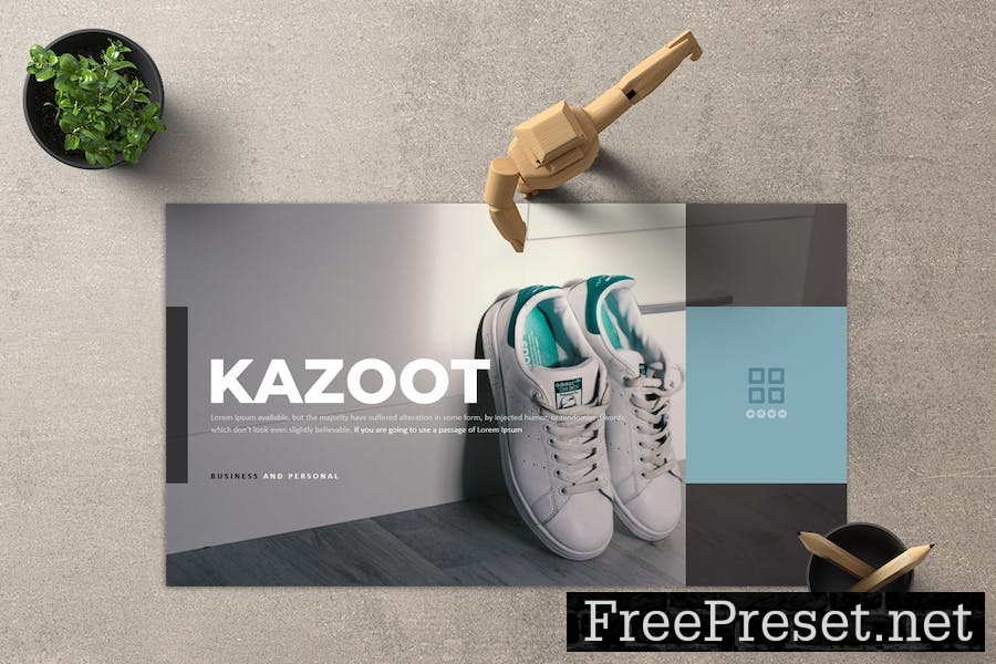 Kazoot - Powerpoint Template RNUJ4YA