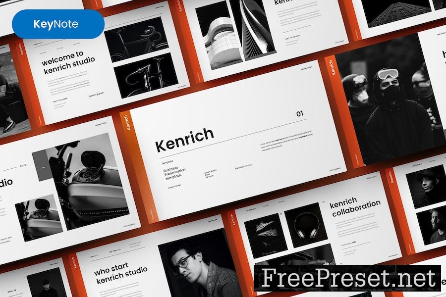 Kenrich – Business Keynote Template KSUGDDP