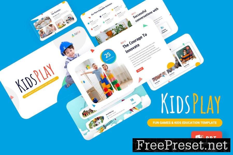 KIDSPLAY - Fun Games Powerpoint Template