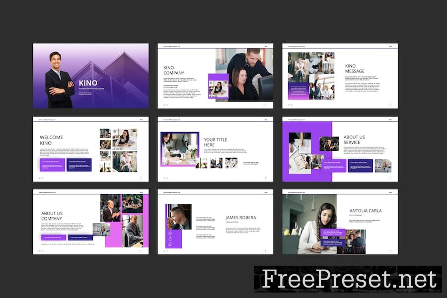 Kino Google Slide Template DQTT8HU