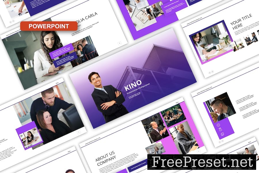 Kino Powerpoint Template NZBV4BJ