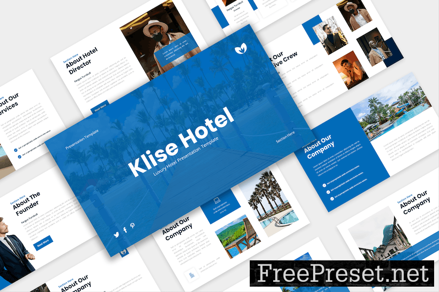 Klise- Hotel PowerPoint E8QXSZV