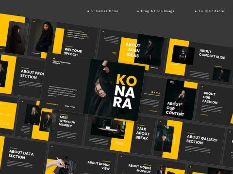 Konara - Creative Google Slides Template