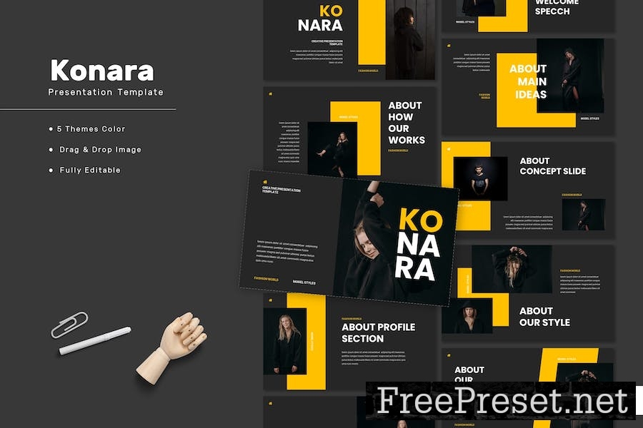 Konara - Creative Keynote Template