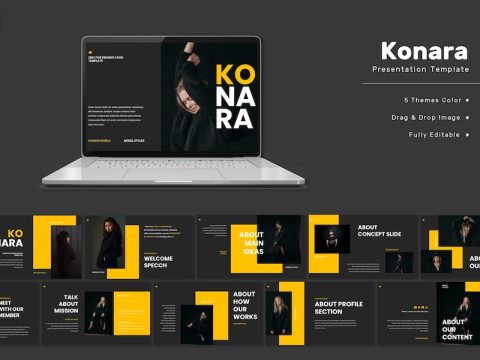 Konara - Creative Powerpoint Template 5HT3AB9