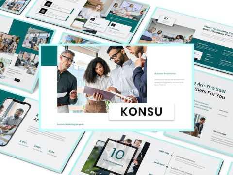 Konsu Business Presentation Google Slide Template XL2YDD5