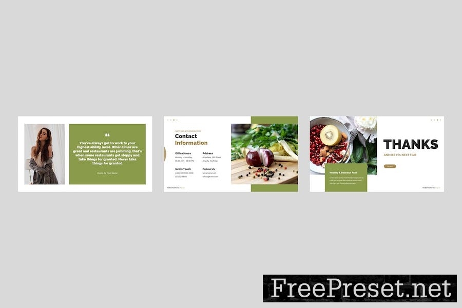 Korie - Food And Restaurant PowerPoint Template