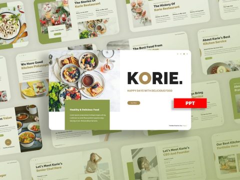 Korie - Food And Restaurant PowerPoint Template