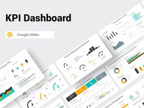 KPI Dashboard Google Slides Presentation Template