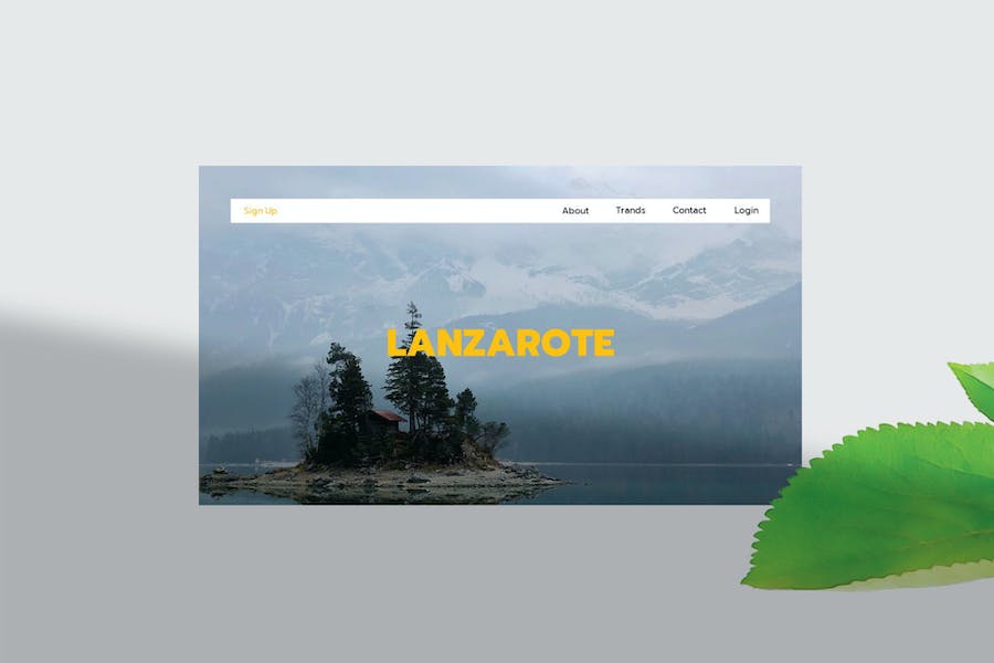 Lanzarote - PowerPoint Template HU9FLAJ