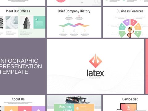 Latex | Infographic Google Slides Template