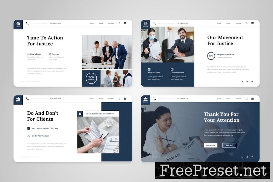 Latorn - Lawyer And Attorney Keynote Template JQAREJB