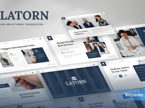 Latorn - Lawyer And Attorney Keynote Template JQAREJB