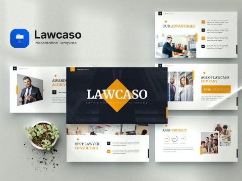 Lawcaso - Lawyer & Attorney Keynote Template MXULBDT