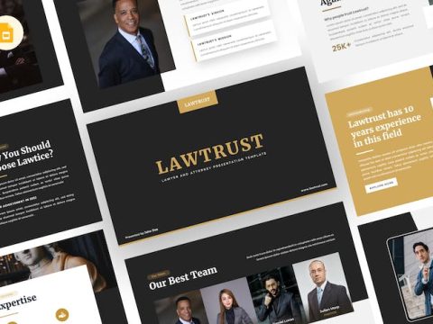 Lawtrust - Lawyer Google Slides Template