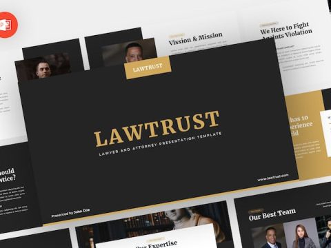 Lawtrust - Lawyer Powerpoint Template U9BG2DN