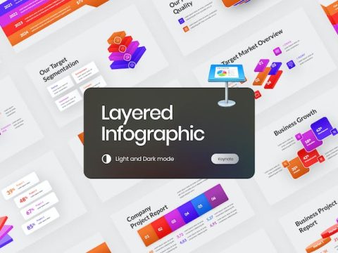 Layered Infographic Gradient Keynote ZRMJB23