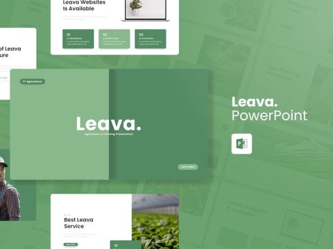 Leava - Agriculture PowerPoint Template WUQX6CY