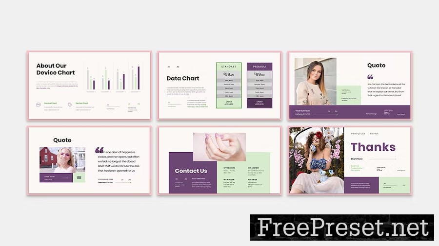 Leciy Business Presentation Google Slide Template CZ3B25F