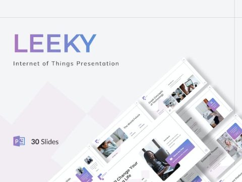 Leeky - Internet of Things Presentation PowerPoint ZLT54H6