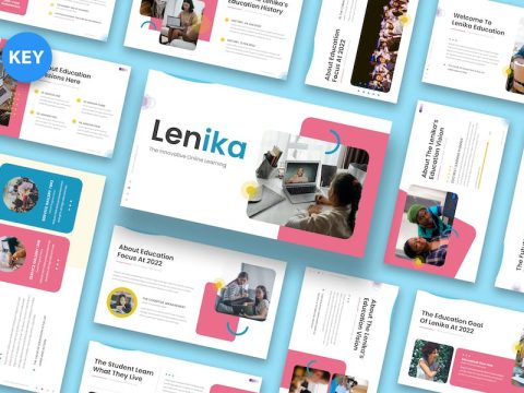 Lenika - Education Online Learning Keynote