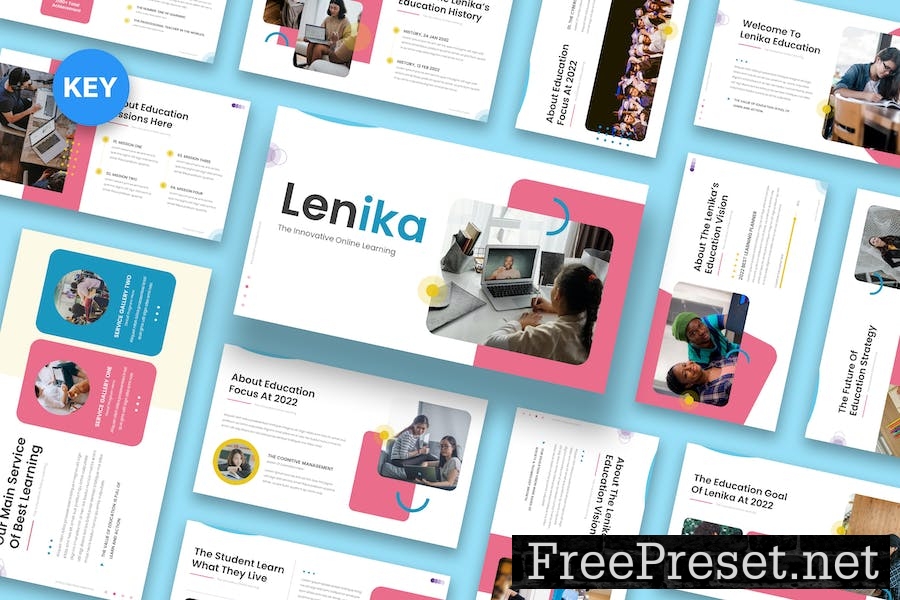 Lenika - Education Online Learning Keynote