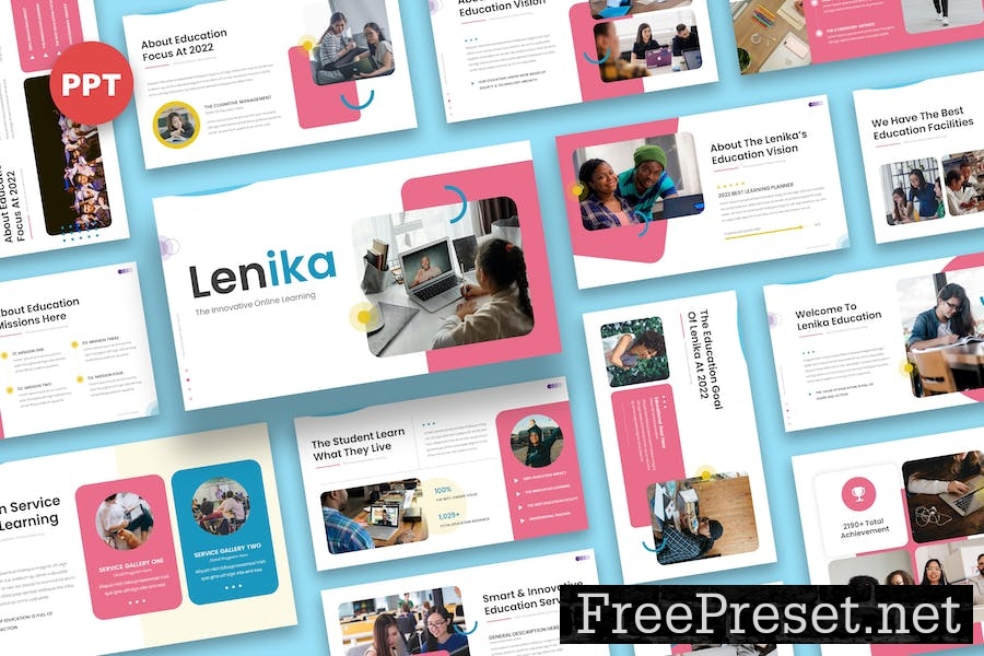 Lenika - Education Online Learning Powerpoint