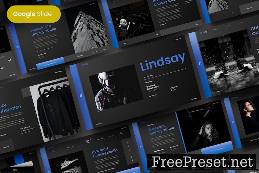 Lindsay - Business Google Slide Template LJVXDLD