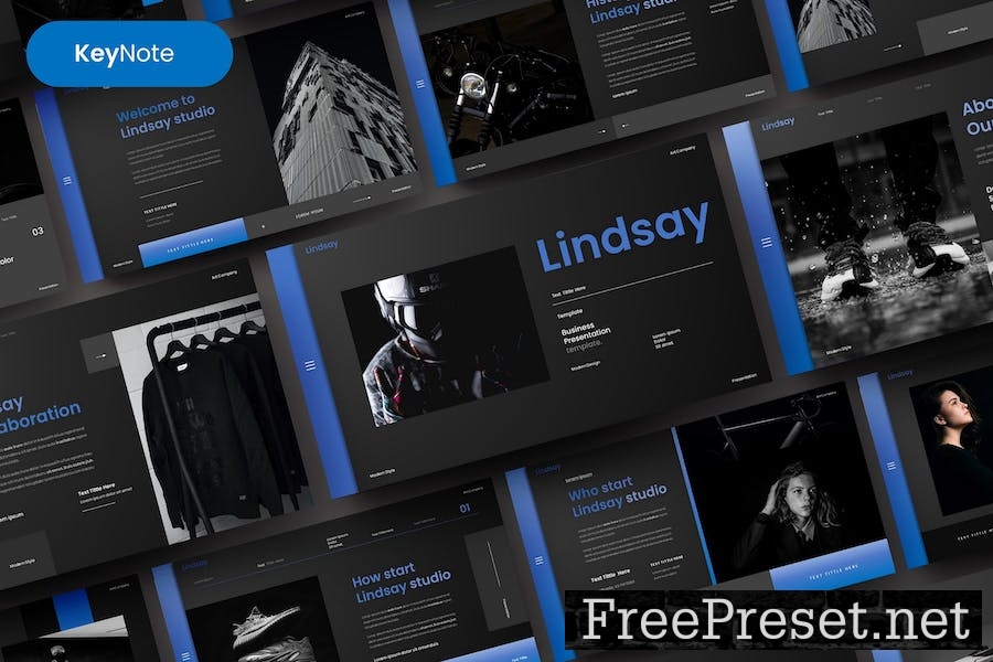 Lindsay – Business Keynote Template MEE5KHB