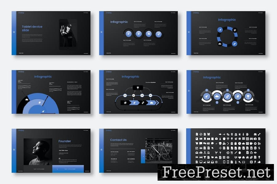 Lindsay – Business PowerPoint Template QC8U2WG