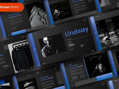 Lindsay – Business PowerPoint Template QC8U2WG