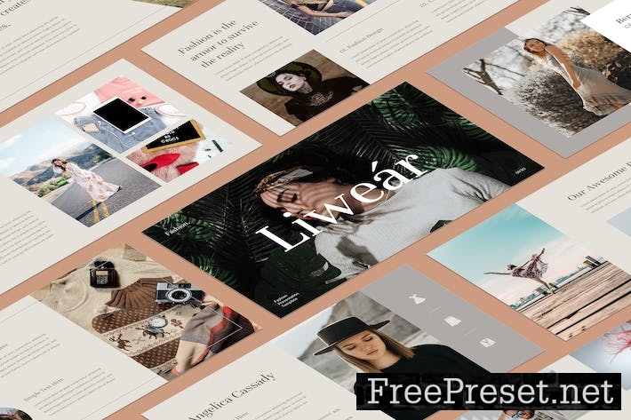 Liwear - Fashion Keynote Template T23L8QQ