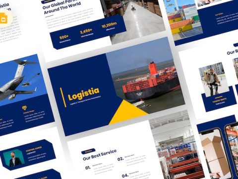 Logistisia - Logistic Google Slides Template QSE9A74