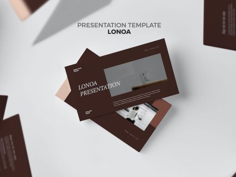 Lonoa : Brown Pitch Deck Keynote HUMQTVJ