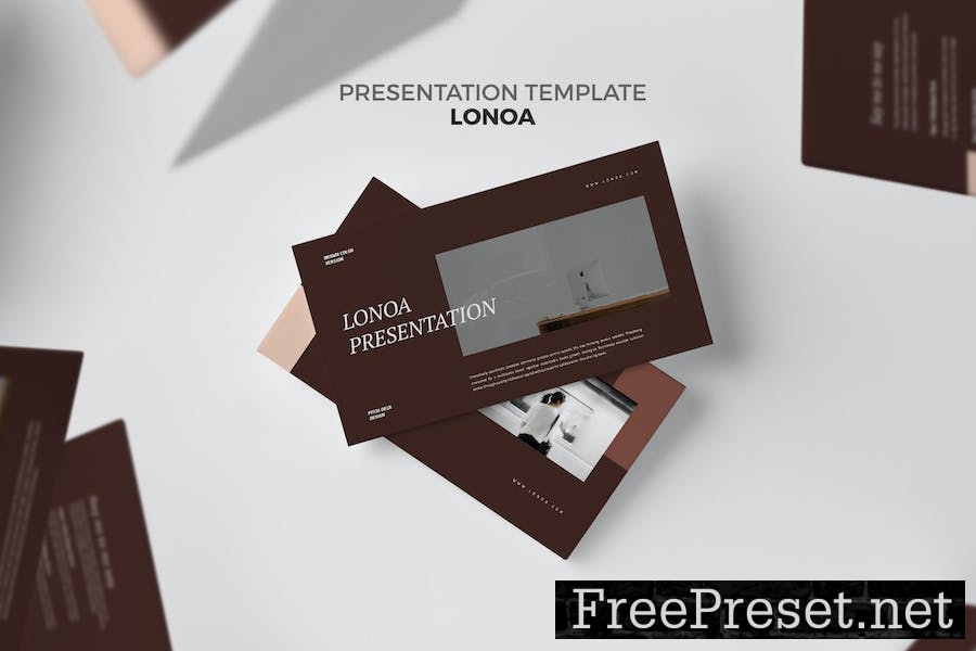 Lonoa : Brown Pitch Deck Keynote HUMQTVJ