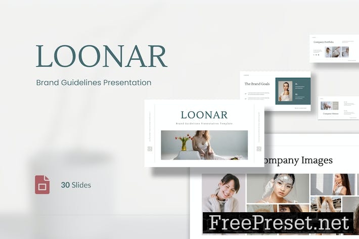 Loonar - Brand Guidelines Presentation G-Slides NTUQ8PS