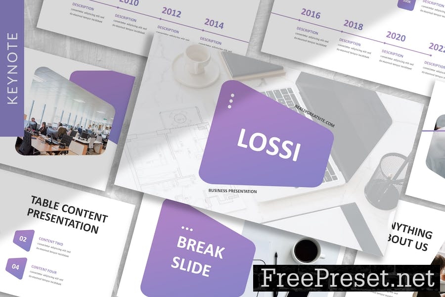 Lossi - Business Keynote Template