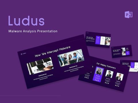 Ludus - Malware Analysis Presentation PowerPoint QCMHQQM