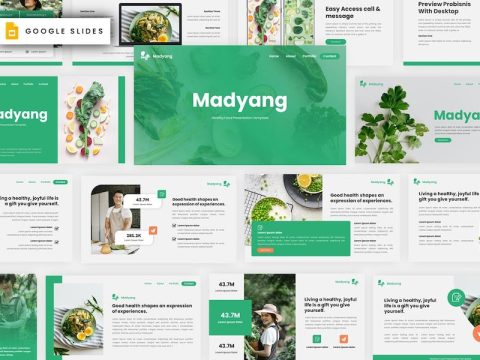 Madyang - Healthy Food Google Slides Template XGHAG4Q