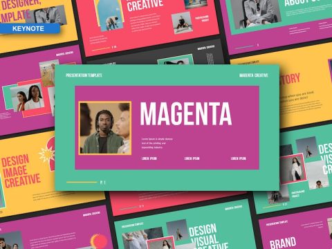 Magenta Keynote Template