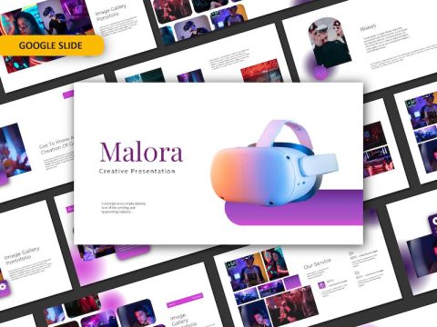 Malora Google Slide Template EUGDCK2