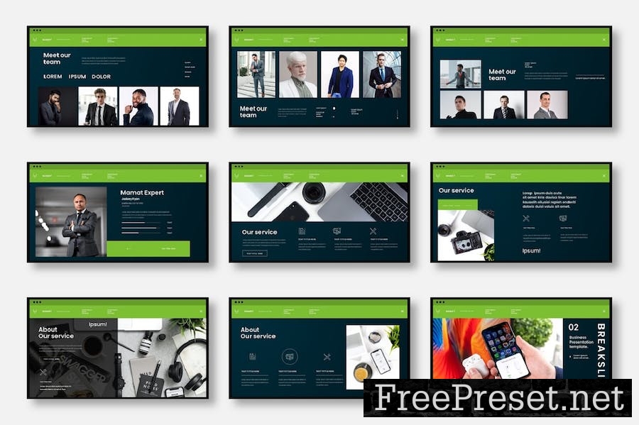 Mamat – Business Keynote Template T579K3T