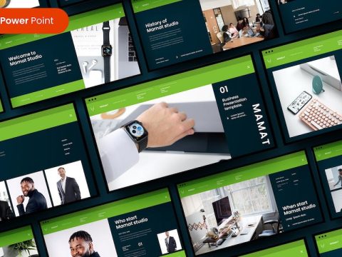 Mamat – Business PowerPoint Template SH3PHL9