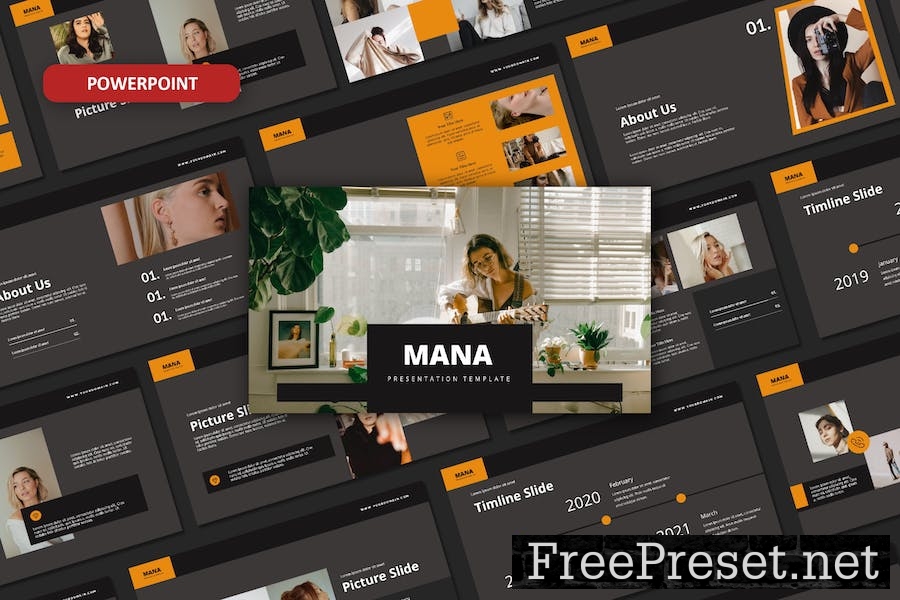 Mana Powerpoint Template MAKVYUX