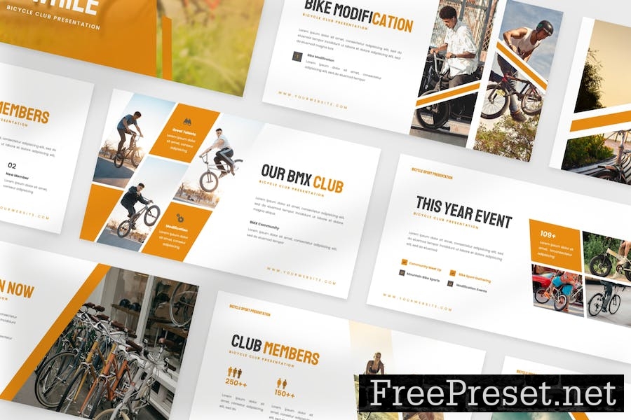 Mancalur - Bicycle Club Googleslide Template THDXLHP